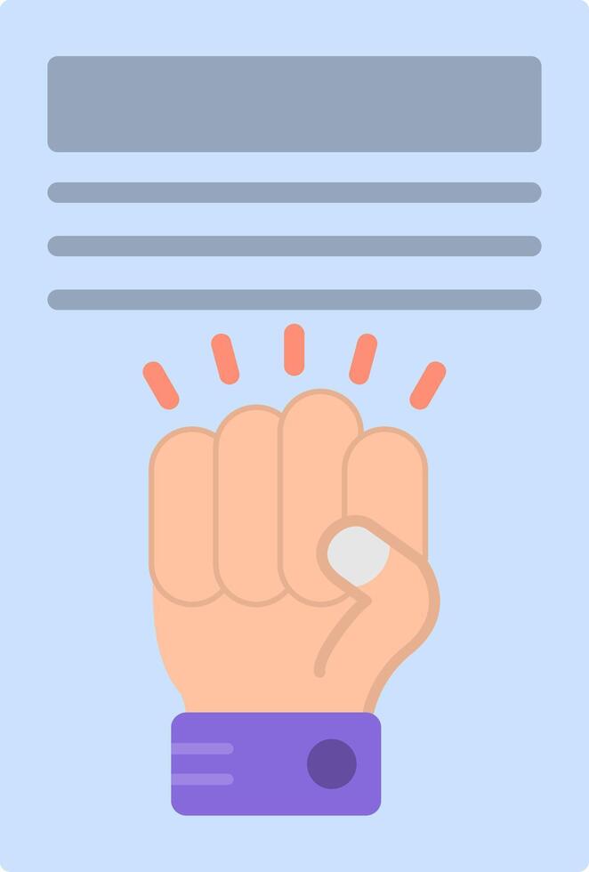 Human Rights Flat Icon vector