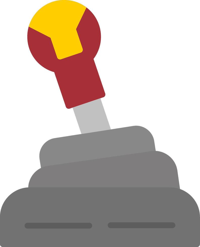 Gearshift Flat Icon vector