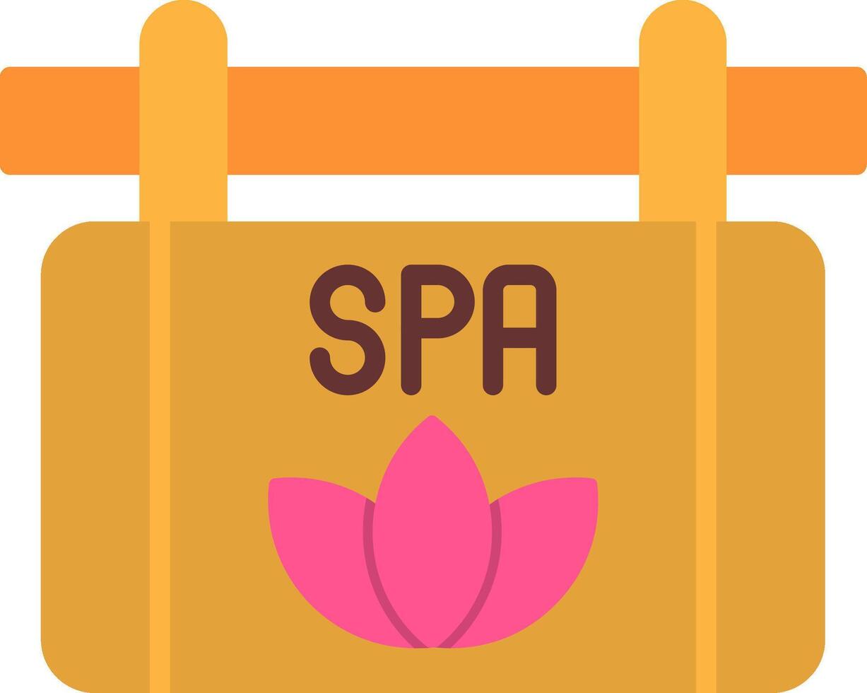 Signboard Flat Icon vector