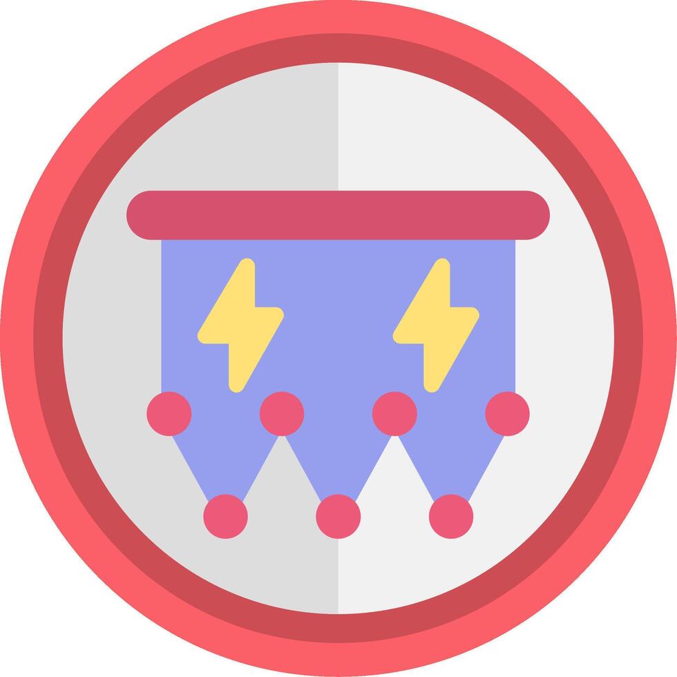 Thermopile Flat Icon vector