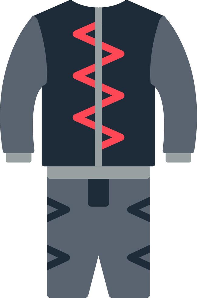 Race Suit Flat Icon vector