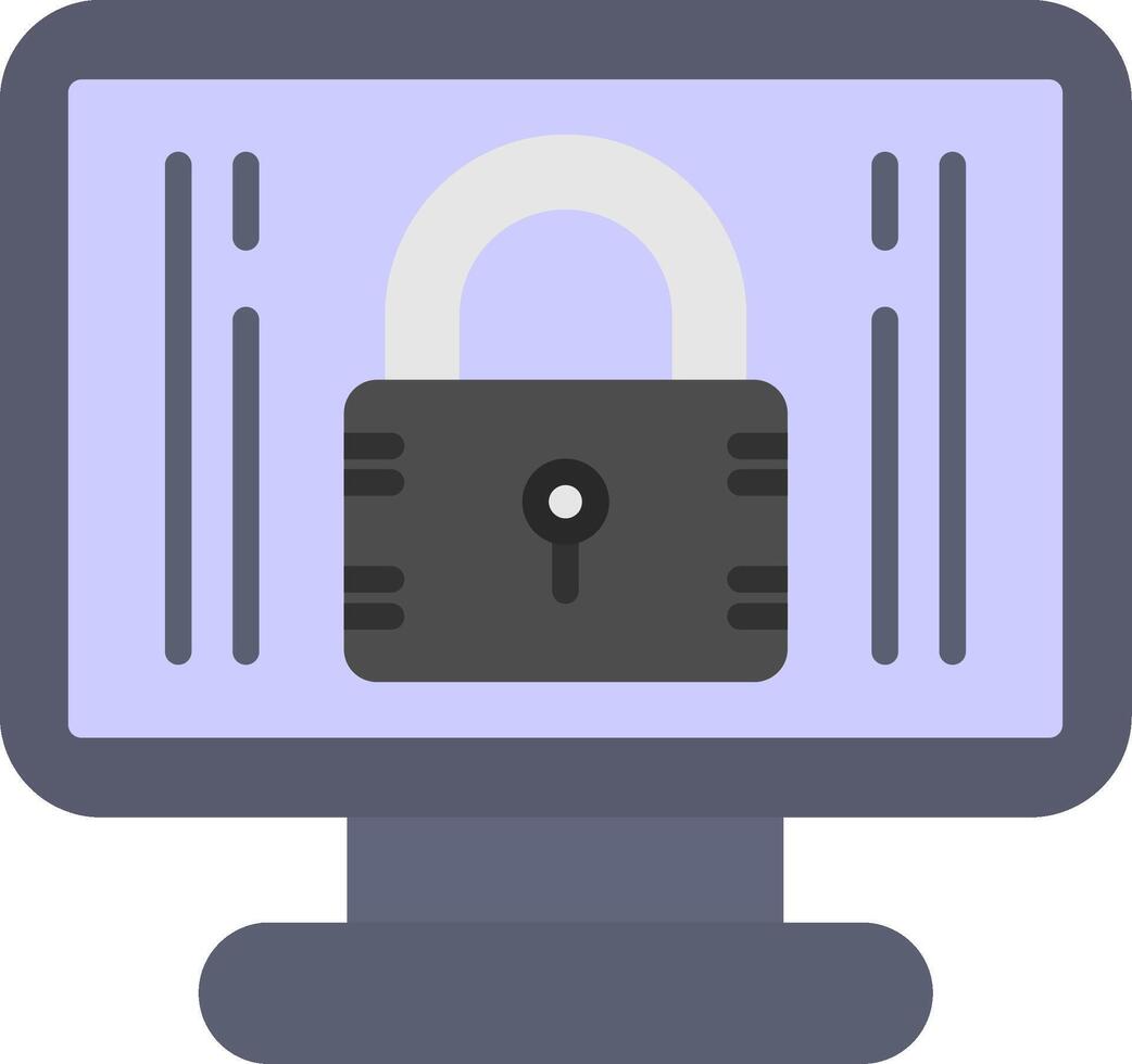 Security Flat Icon vector