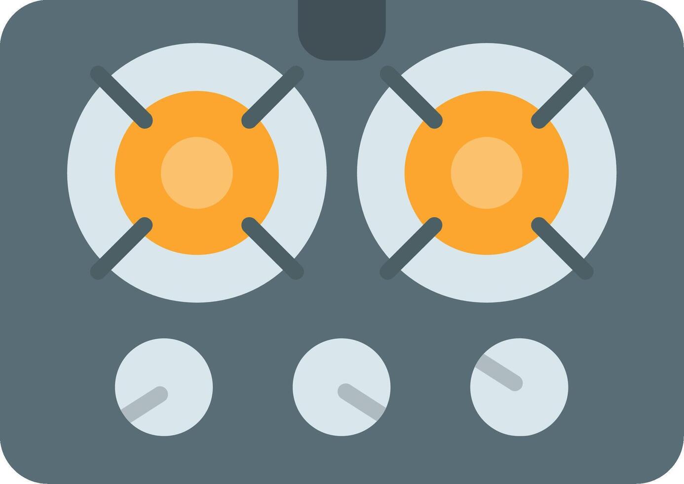 Stove Flat Icon vector