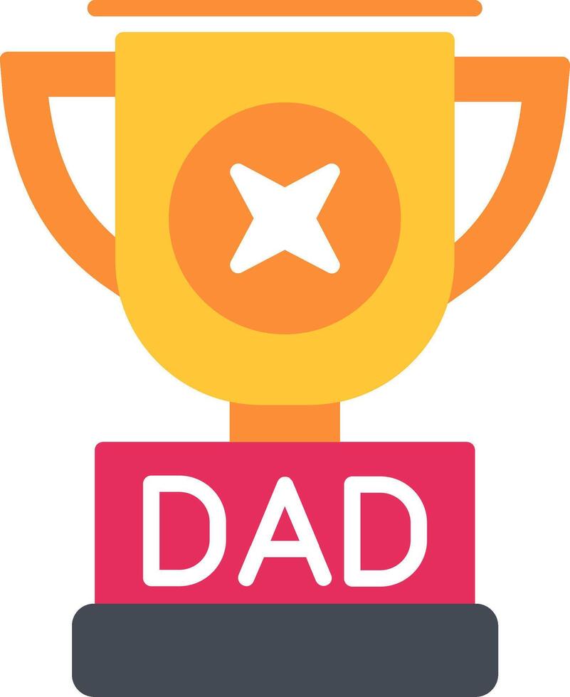 Trophy Flat Icon vector
