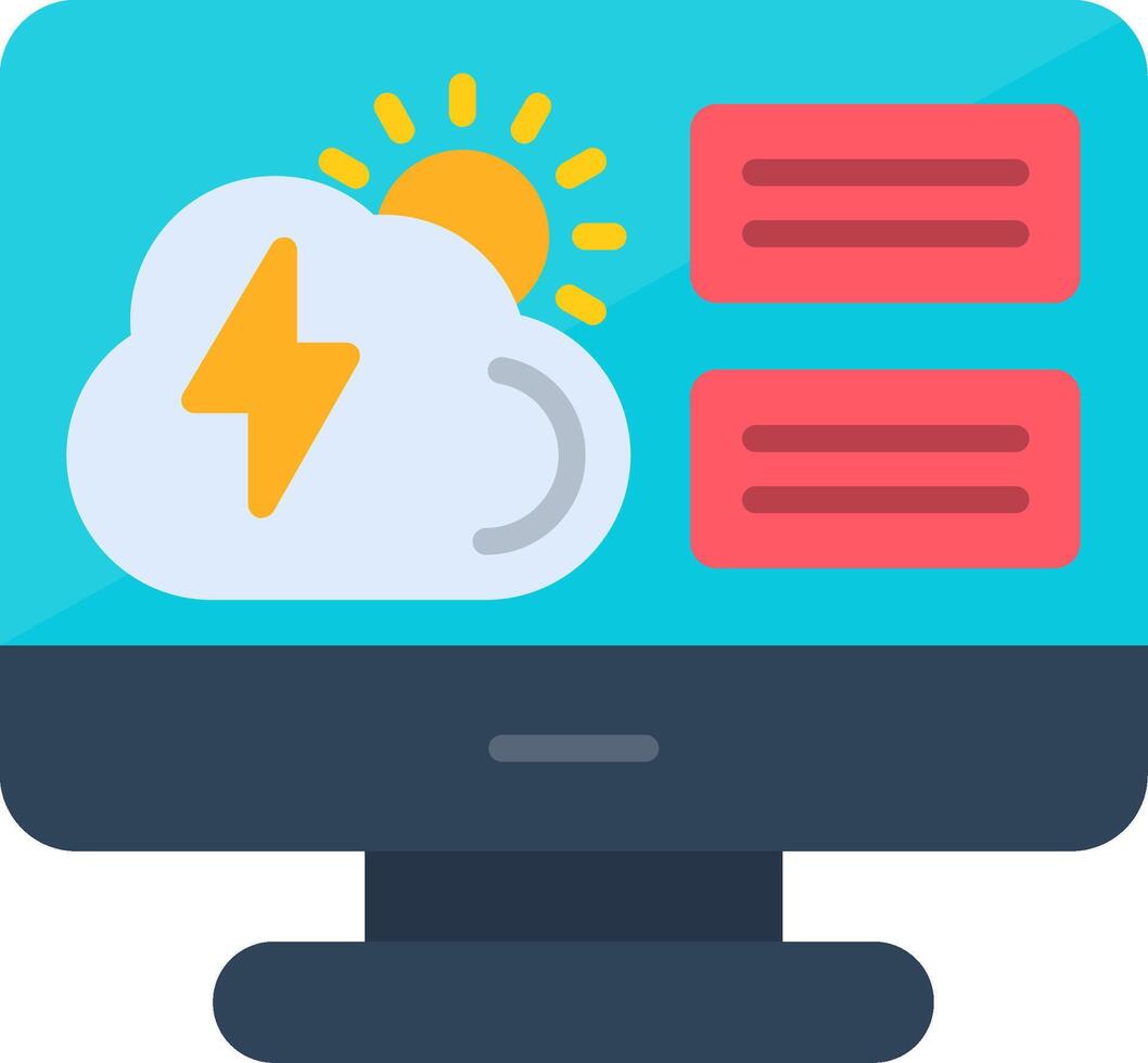 Weather Flat Icon vector