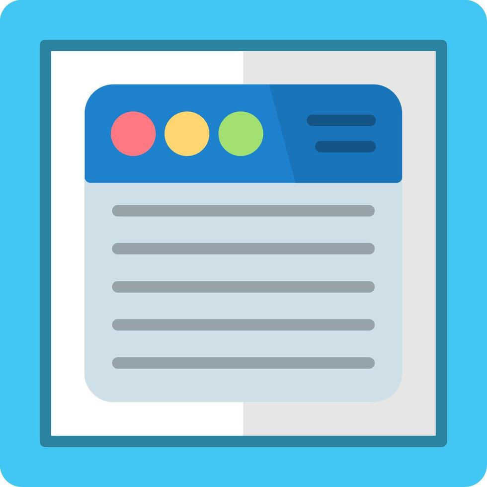 Web Flat Icon vector