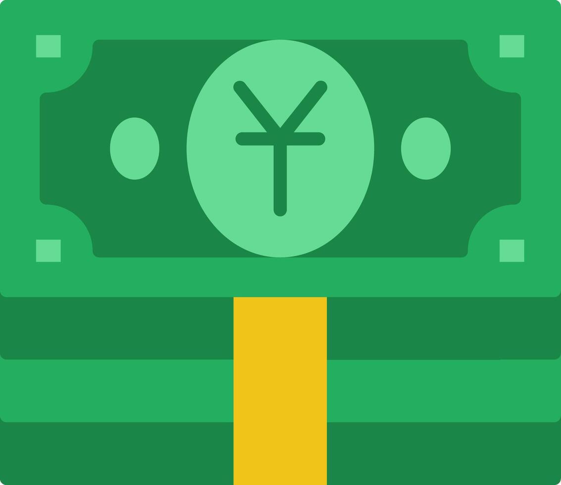 Yuan Flat Icon vector