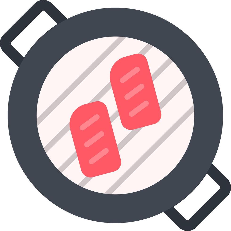 Yakiniku Flat Icon vector