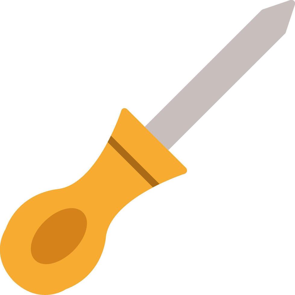 Awl Flat Icon vector