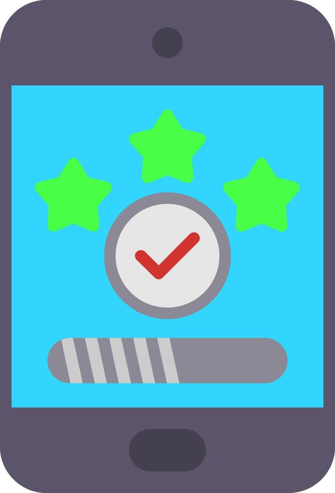 Completed Task Flat Icon vector