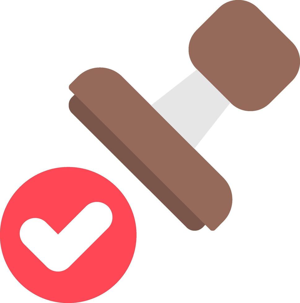 Approved Flat Icon vector