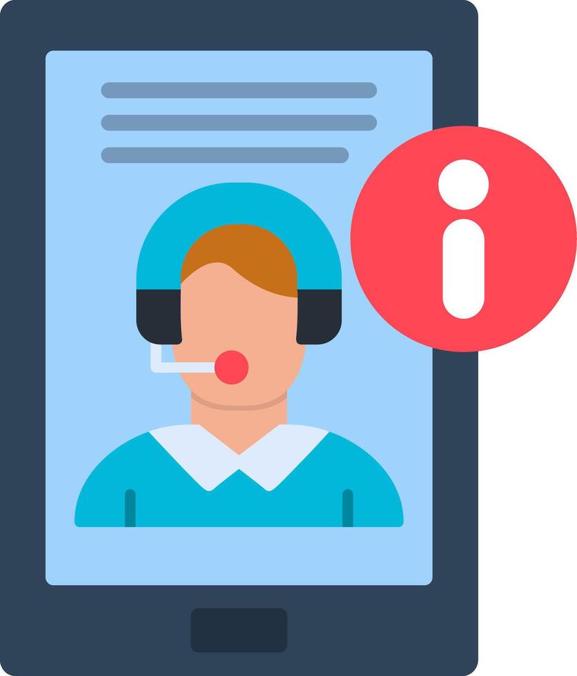 Customer Service Flat Icon vector