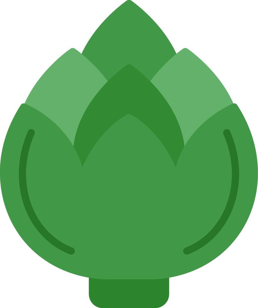 Artichoke Flat Icon vector
