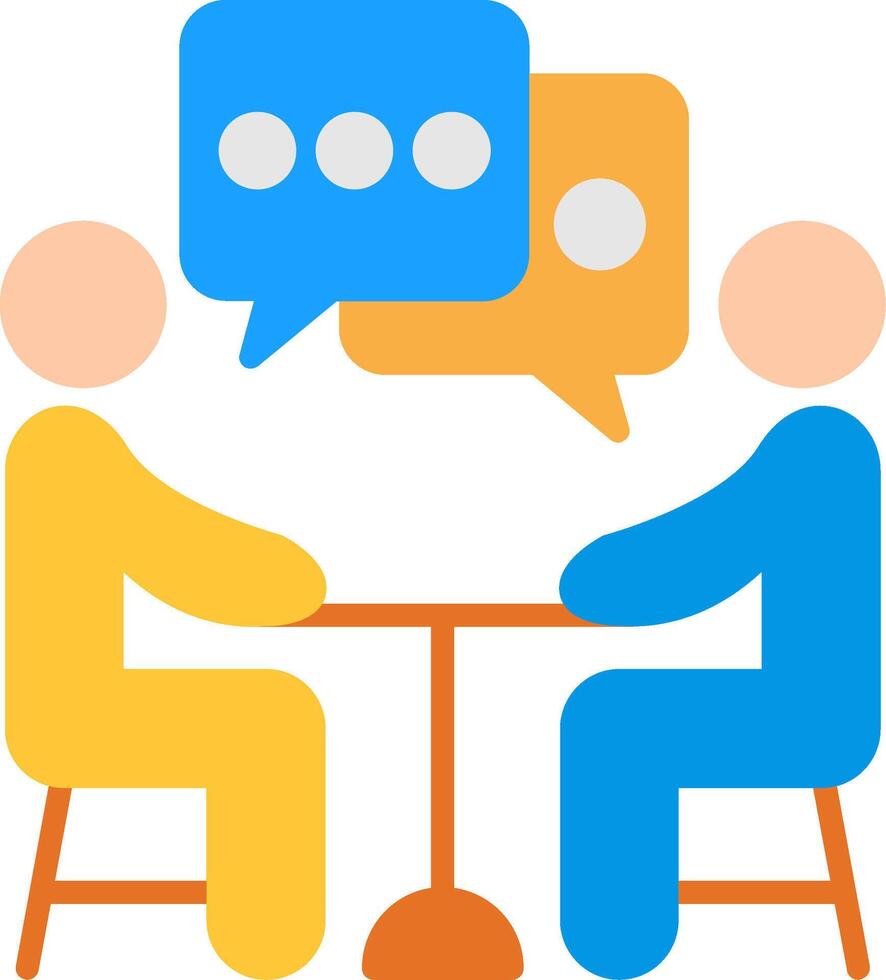Meeting Flat Icon vector