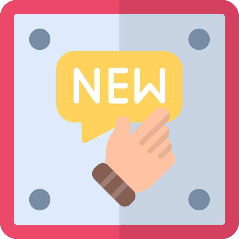 New Flat Icon vector