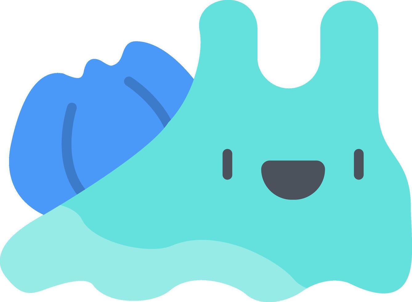 Slug Flat Icon vector