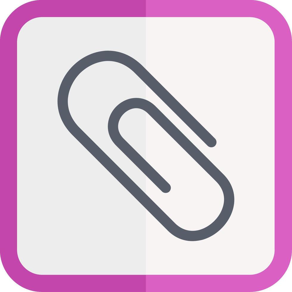 Attachment Flat Icon vector
