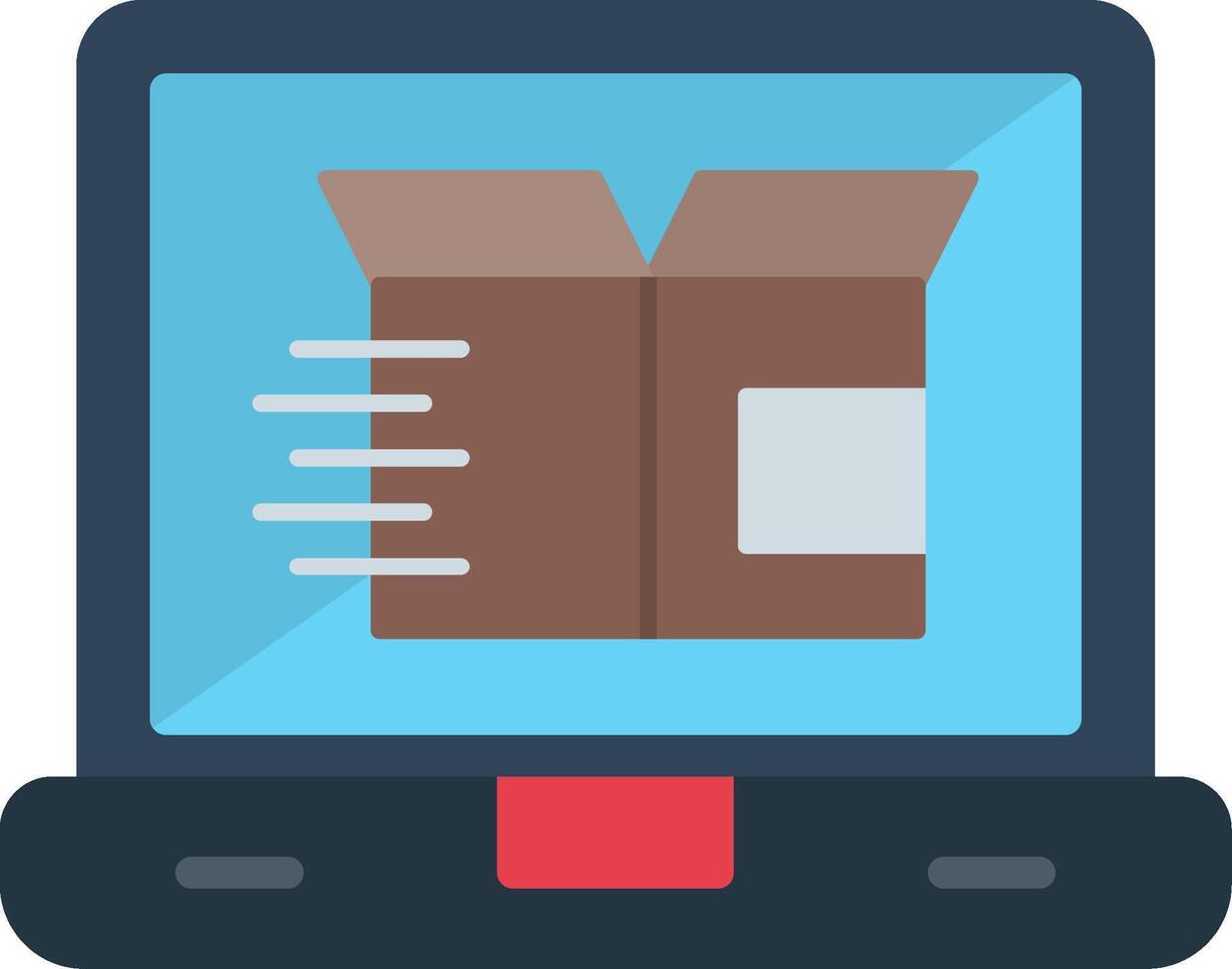 Logistic Flat Icon vector