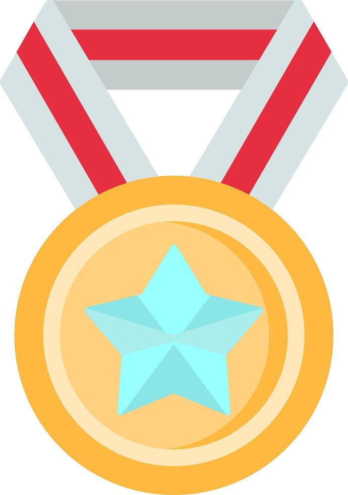 Medal Flat Icon vector