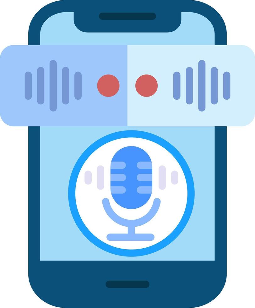 Recording Flat Icon vector