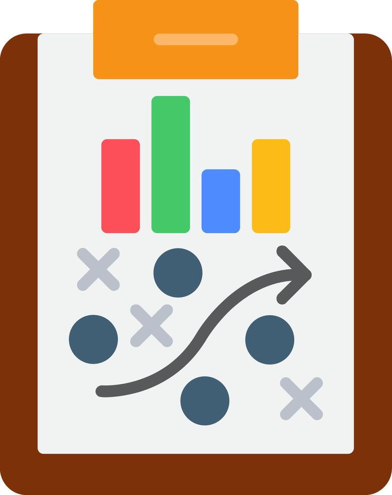 Strategy Flat Icon vector