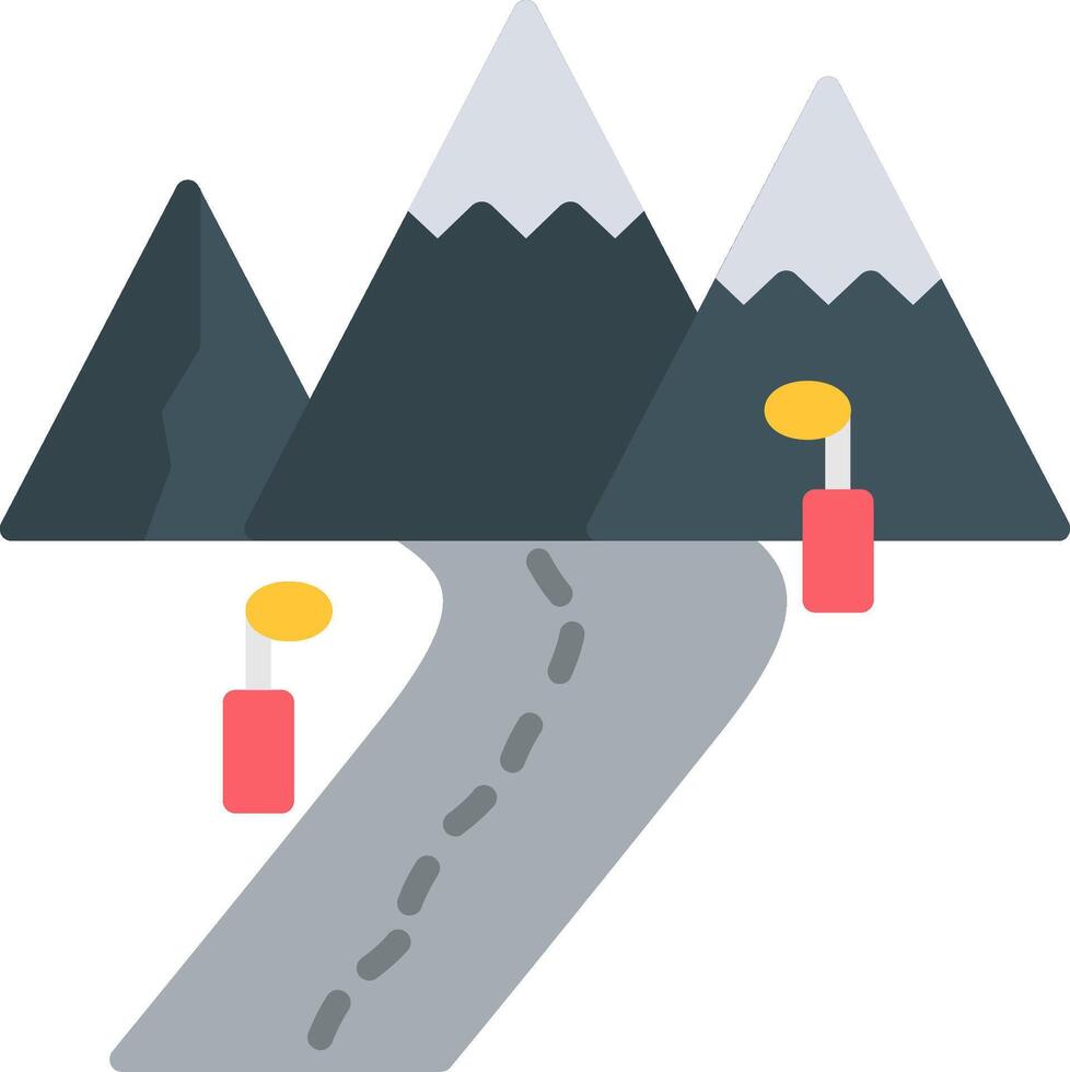 Pathway Flat Icon vector