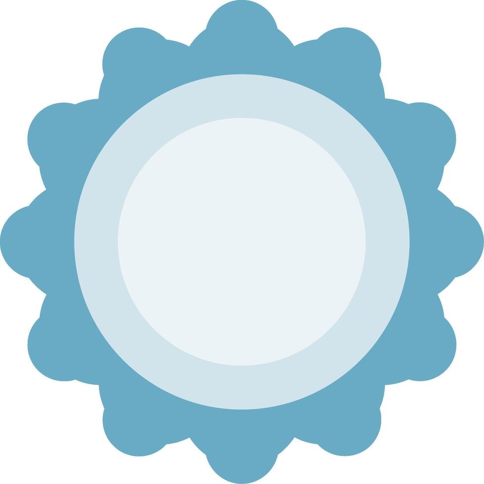 Plate Flat Icon vector
