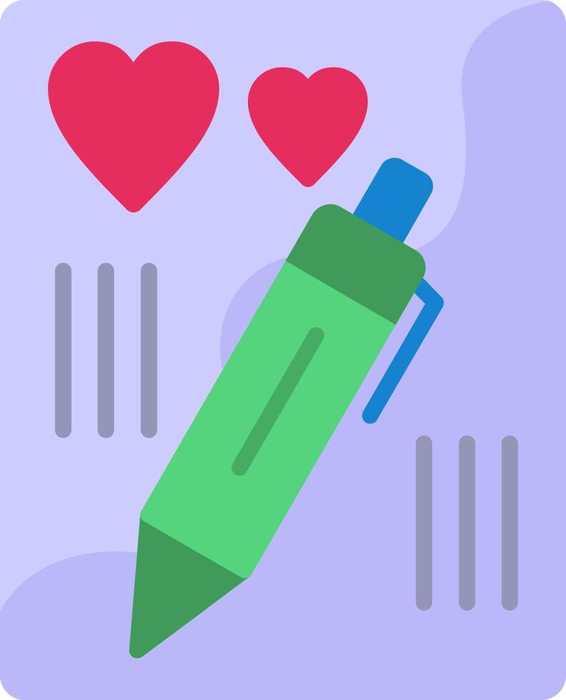Pen Flat Icon vector
