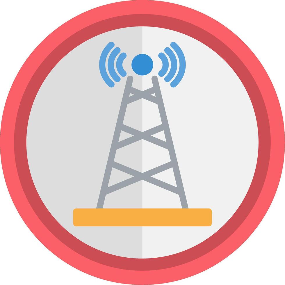 Tower Flat Icon vector