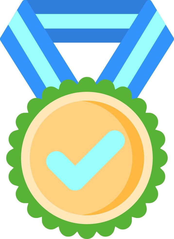 Medal Flat Icon vector