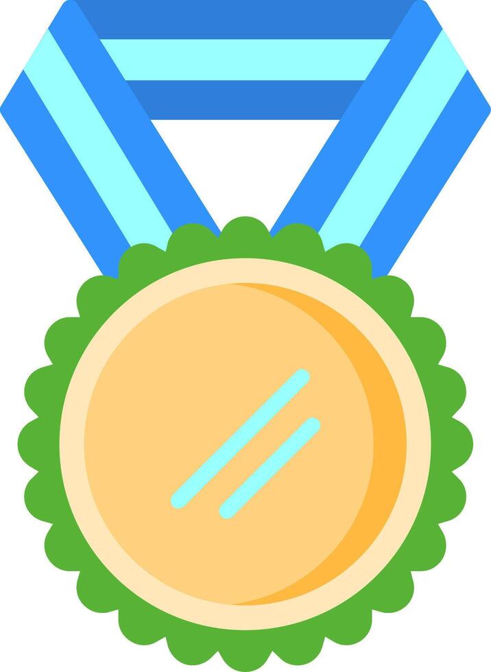 Medal Flat Icon vector