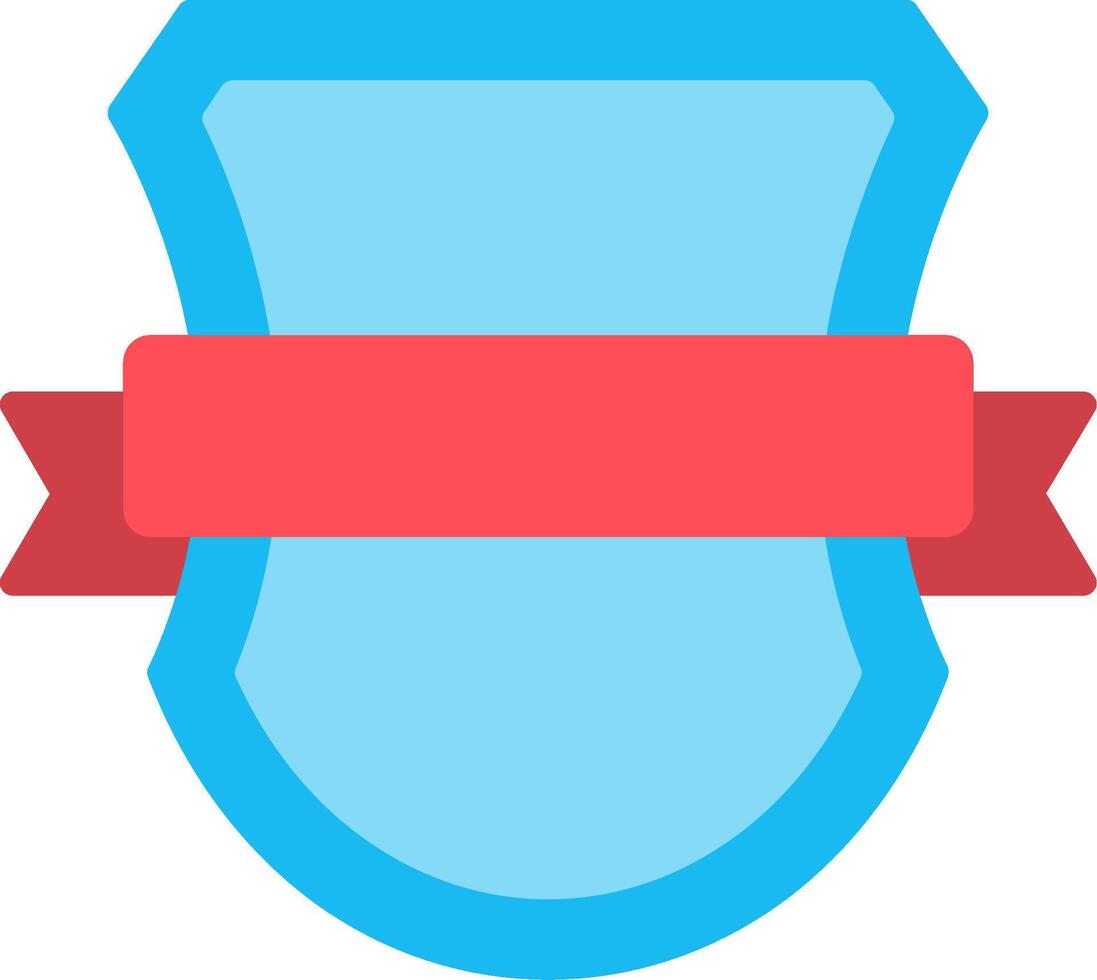 Shield Badge Flat Icon vector