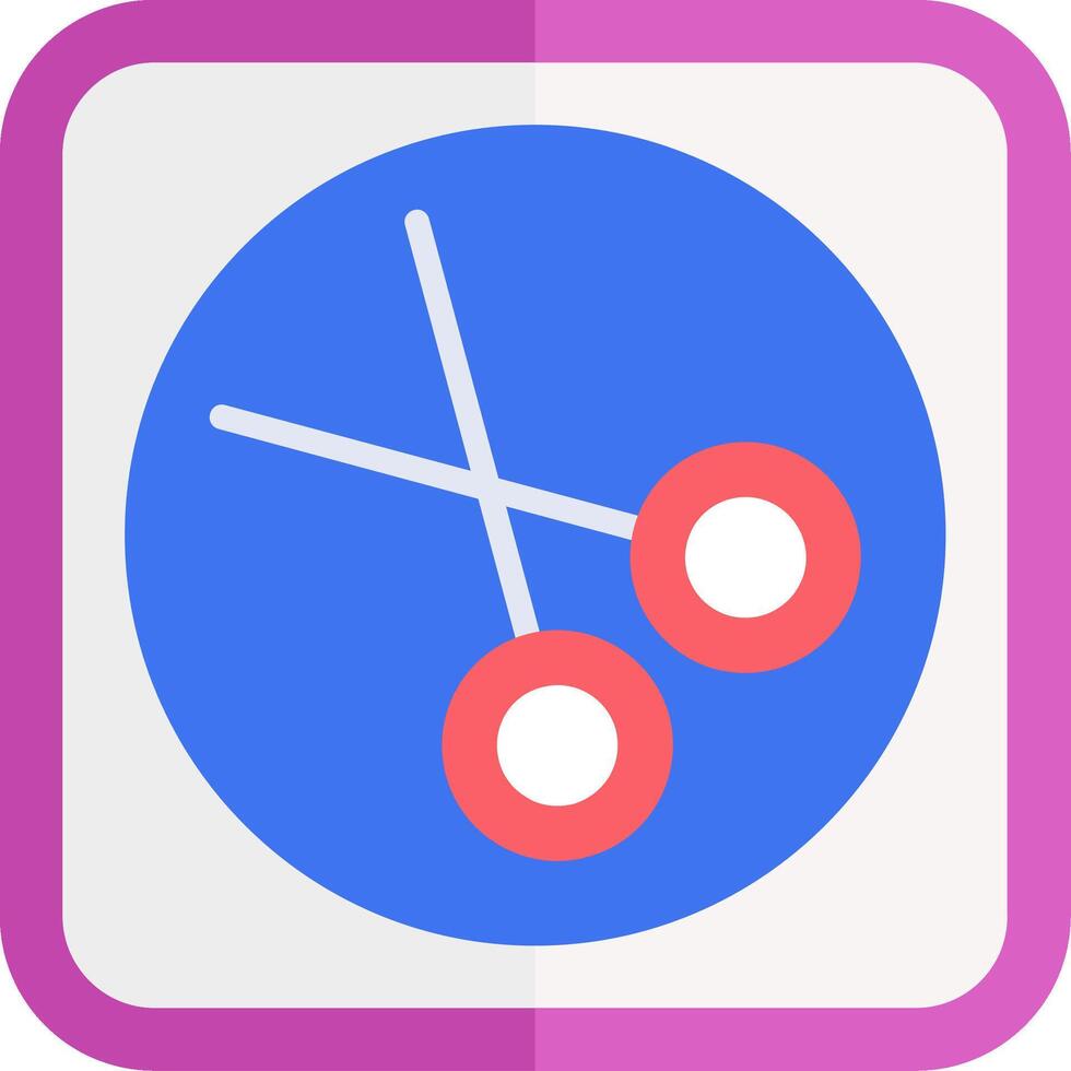 Cut Flat Icon vector