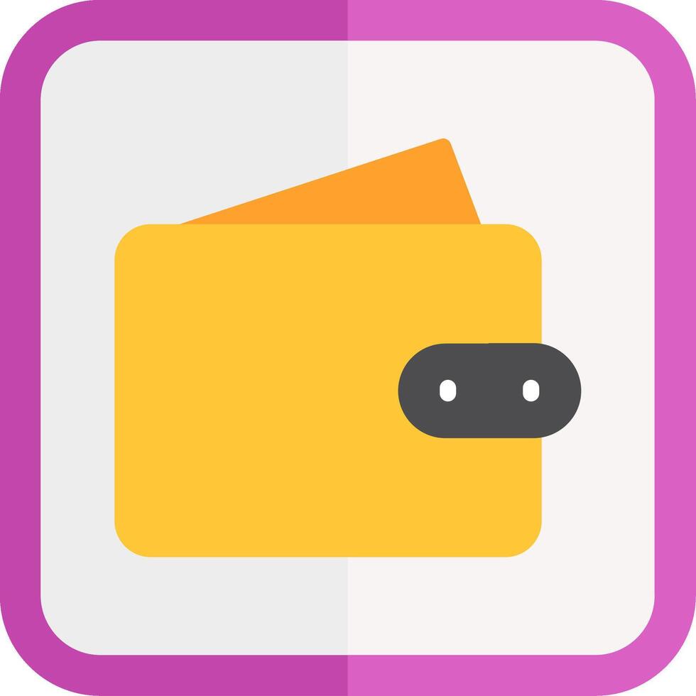 Wallet Flat Icon vector