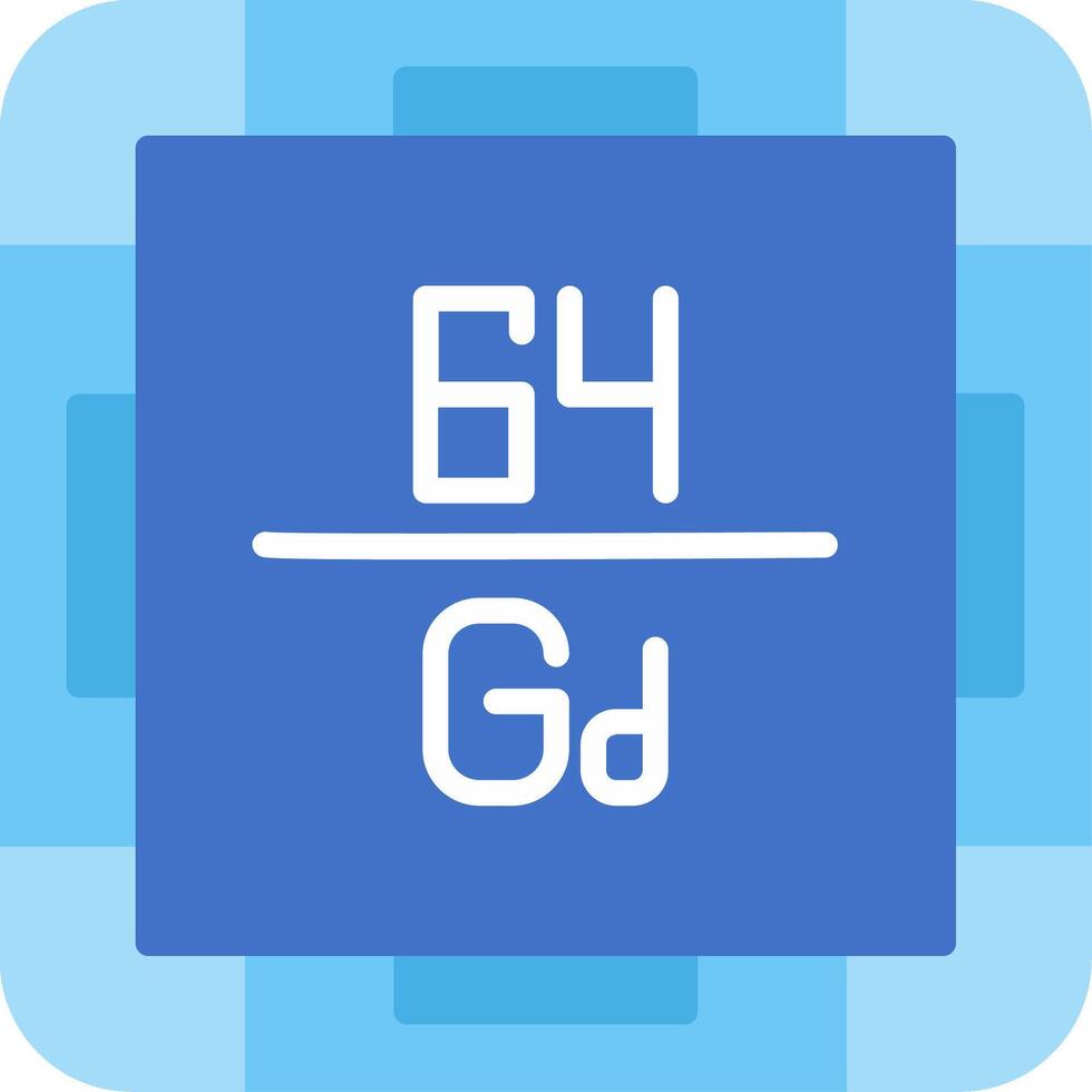 Gadolinium Flat Icon vector
