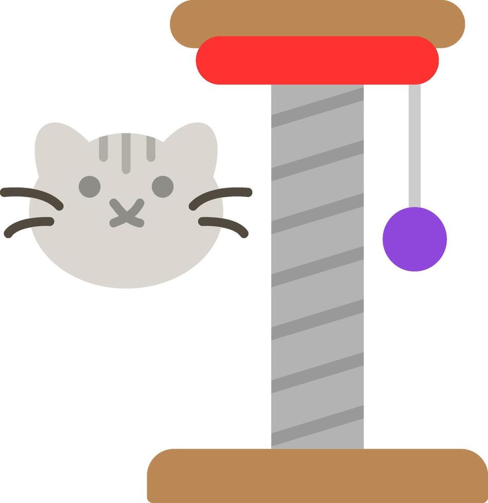 Cat Toy Flat Icon vector