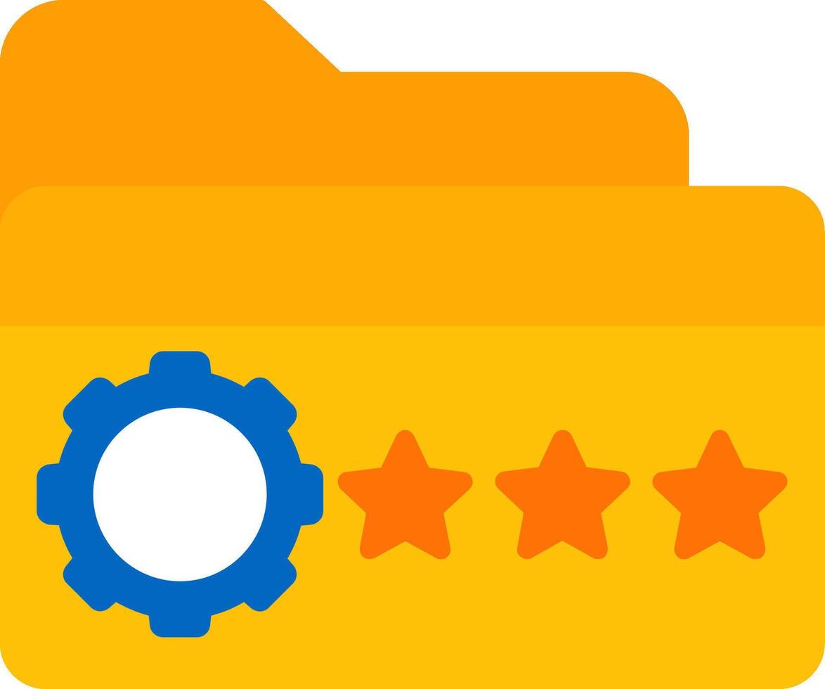 Folder Flat Icon vector
