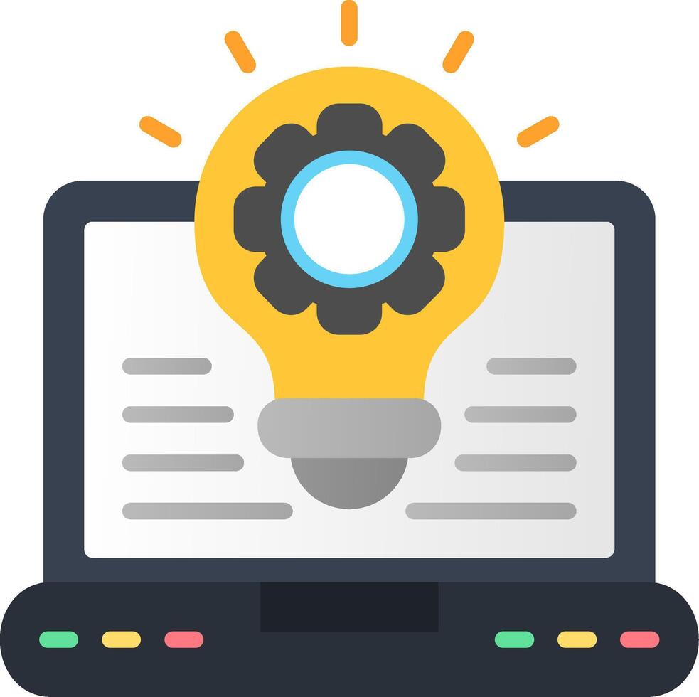Development Flat Icon vector