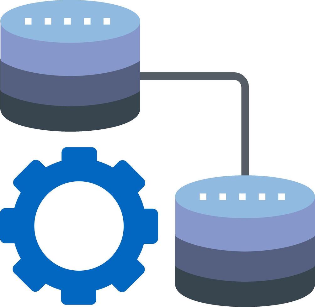 Server Flat Icon vector