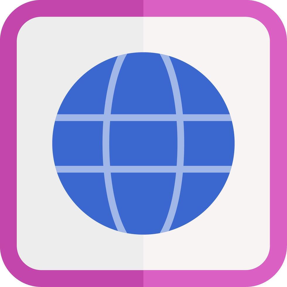 Globe Flat Icon vector