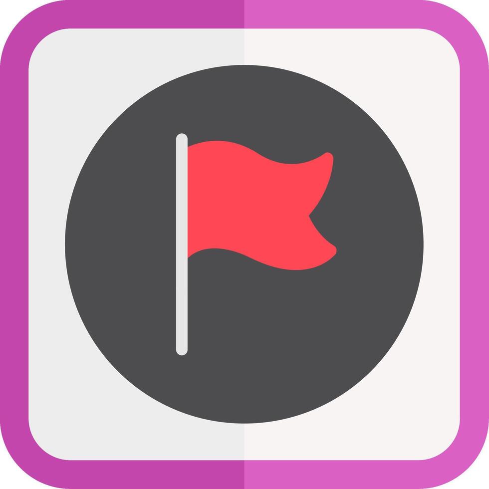 Flag Flat Icon vector