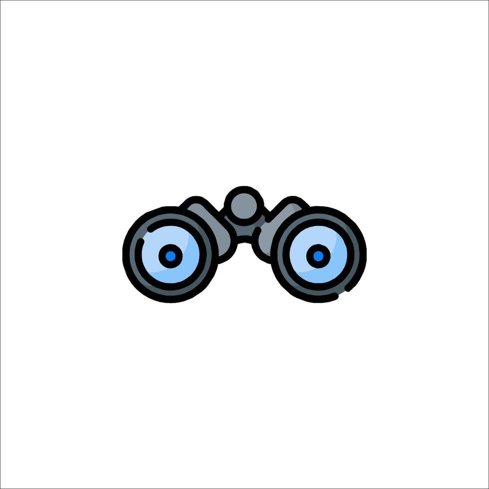 Binoculars icon illustration vector