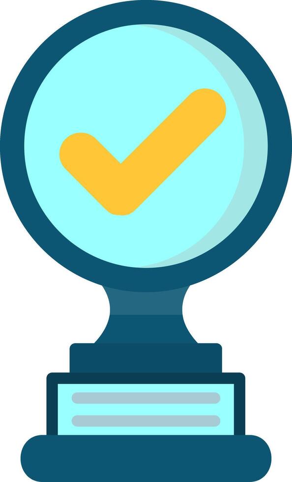 Trophy Cup Flat Icon vector