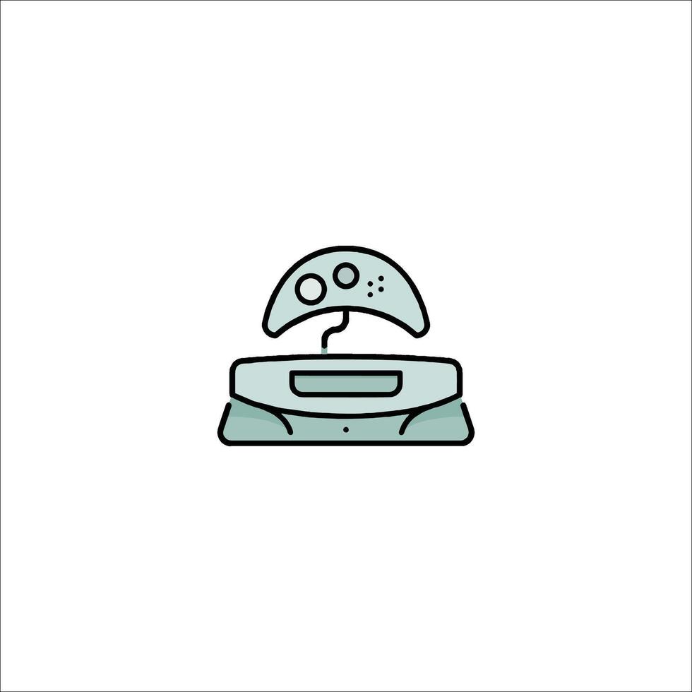 A game controller icon on a white background vector