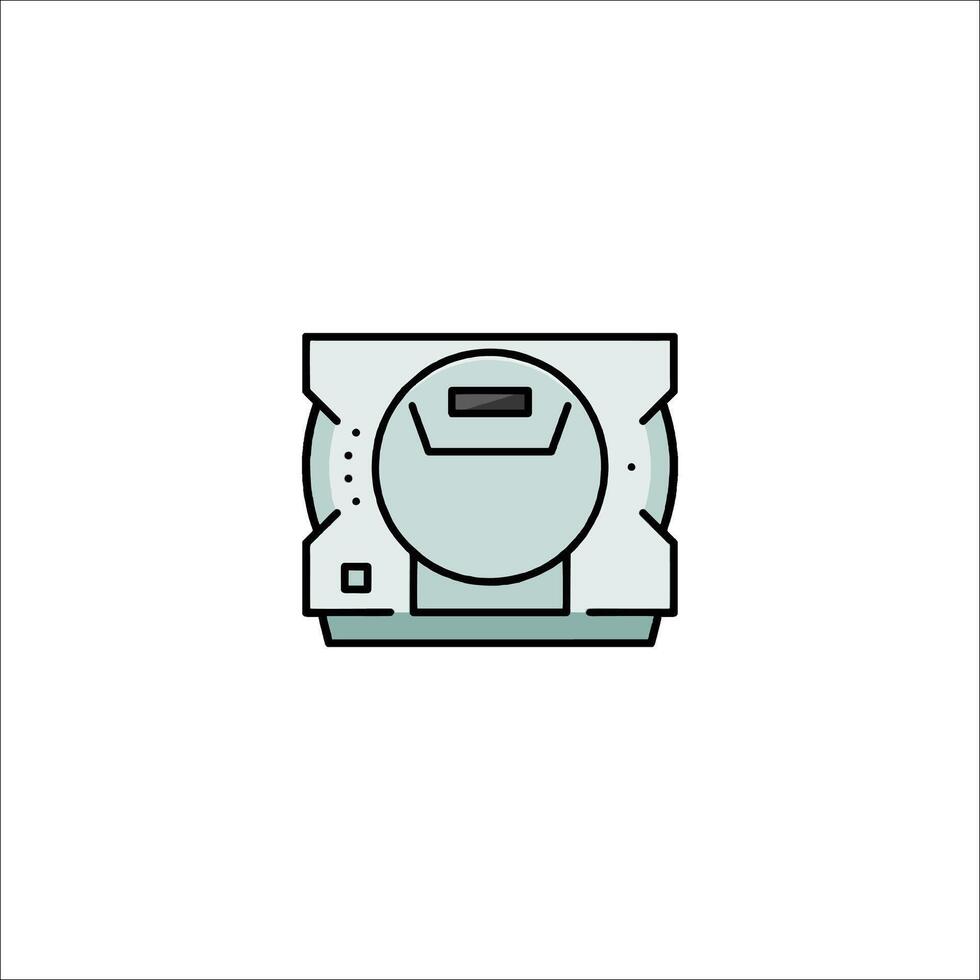 A computer icon on a white background vector