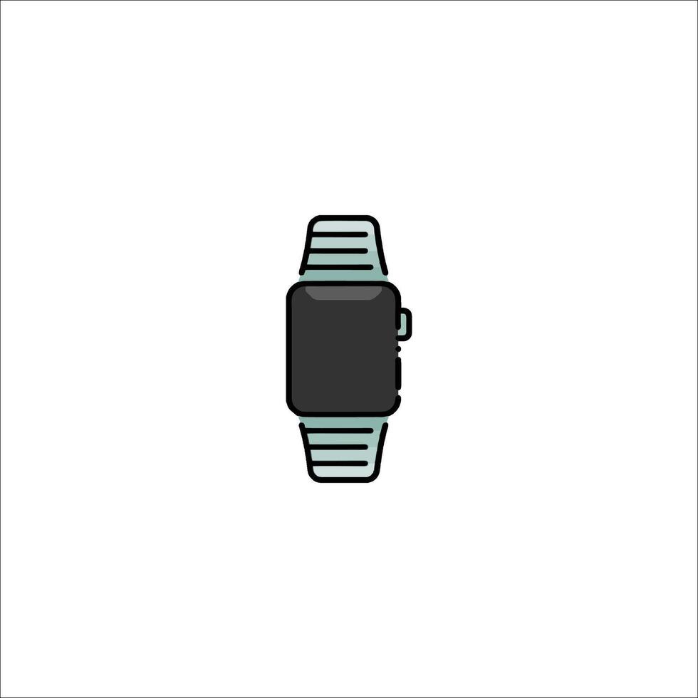 An apple watch icon on a white background vector