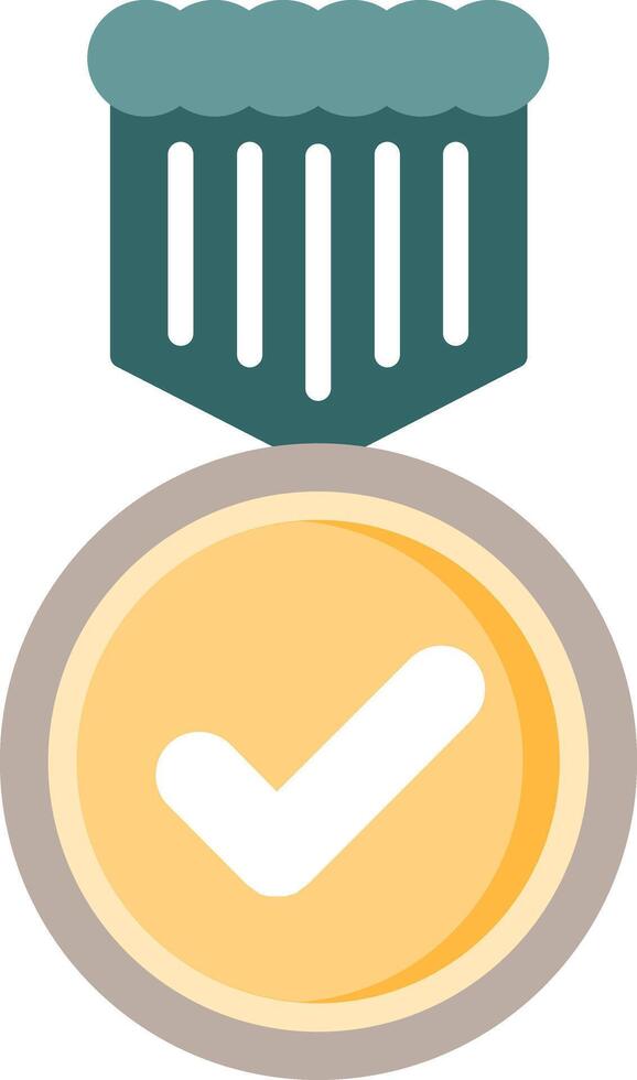 Medal Flat Icon vector