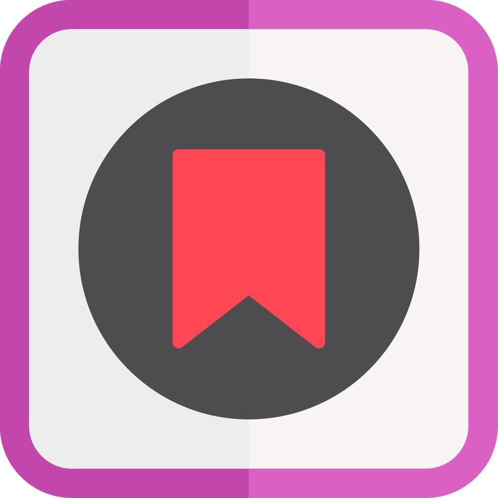Label Flat Icon vector