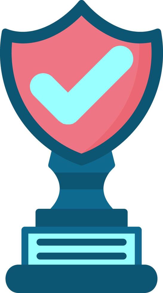 Trophy Cup Flat Icon vector