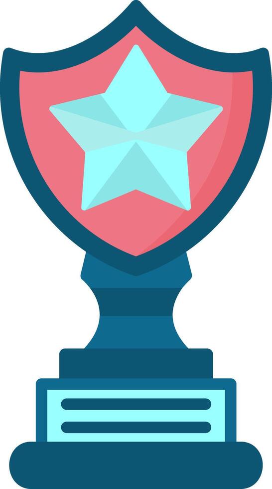 Trophy Star Flat Icon vector